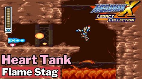 flame stag|megaman x2 all heart tanks.